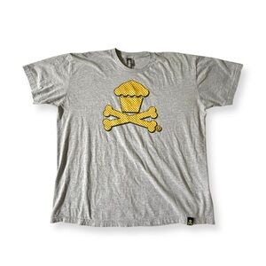 Johnny Cupcakes Yellow Crossbones Tee